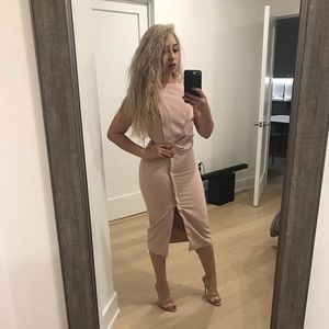 Keepsake rust pink dress